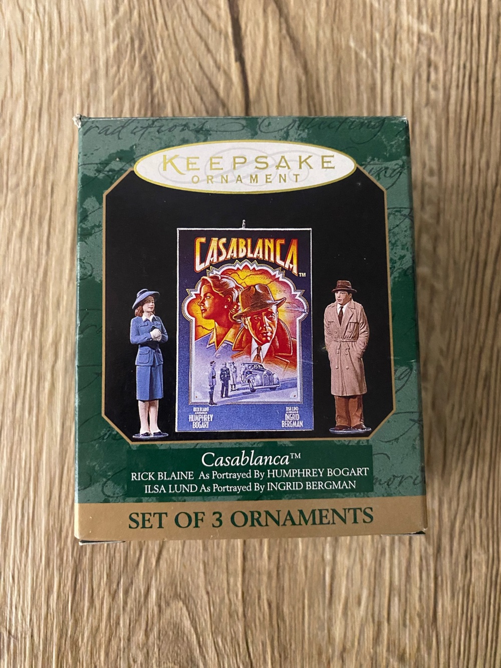Hallmark Keepsake Ornaments Casablanca Set of 3 Ornaments 1997